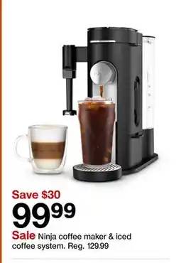 Target Ninja coffee maker & iced coffee system offer