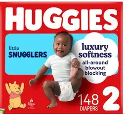Target Huggies Little Snugglers 148 ct. diapers offer