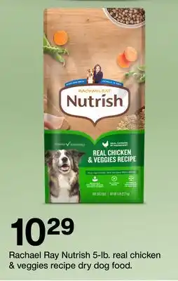 Target Rachael Ray Nutrish 5-lb. real chicken & veggies recipe dry dog food offer