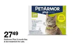 Target PetArmor Plus 3-month flea & tick treatment for cats offer