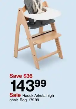 Target Hauck Arketa high chair offer
