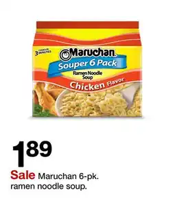 Target Maruchan 6-pk. ramen noodle soup offer