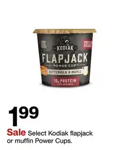 Target Select Kodiak flapjack or muffin Power Cups offer