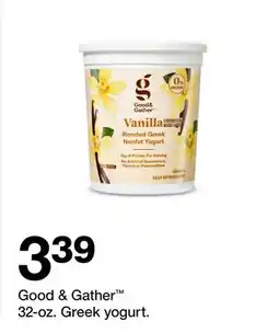Target Good & Gather 32-oz. Greek yogurt offer