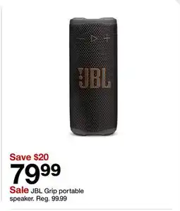 Target JBL Grip portable speaker offer