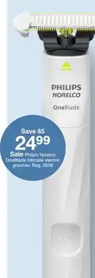 Target Philips Norelco OneBlade intimate electric groomer offer