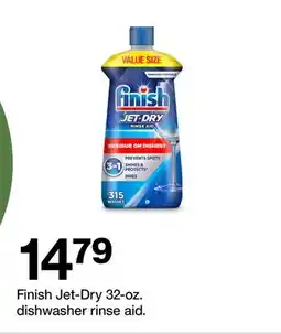 Target Finish Jet-Dry 32-oz. dishwasher rinse aid offer
