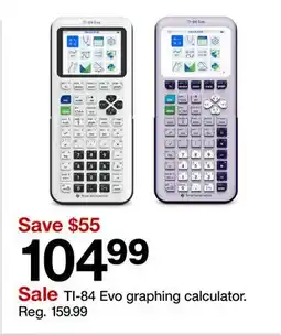 Target TI-84 Evo graphing calculator offer