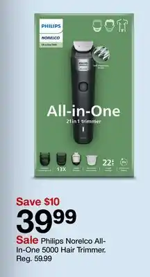 Target Philips Norelco All-In-One 5000 Hair Trimmer offer
