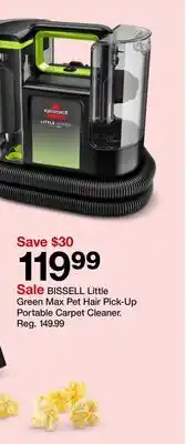 Target BISSELL Little Green Max Pet Hair Pick-Up Portable Carpet Cleaner offer