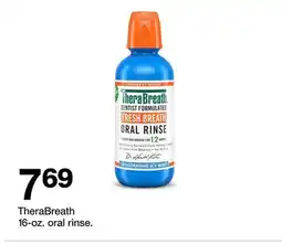 Target TheraBreath oral rinse offer