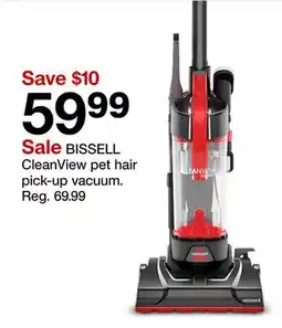 Target BISSELL CleanView pet hair pick-up vacuum offer
