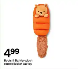 Target Boots & Barkley plush squirrel kicker cat toy offer