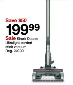Target Shark Detect Ultralight corded stick vacuum offer