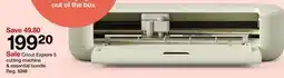 Target Cricut Explore 5 cutting machine & essential bundle offer