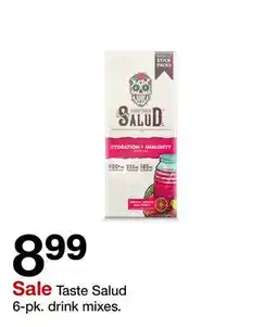 Target Taste Salud 6-pk. drink mixes offer