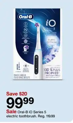 Target Oral-B iO Series 5 electric toothbrush offer