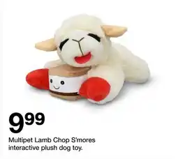 Target Multipet Lamb Chop S'mores interactive plush dog toy offer