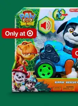 Target PAW Patrol: The Dino Movie Rippin Rescue Rex offer