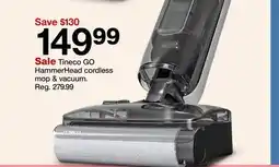 Target Tineco GO HammerHead cordless mop & vacuum offer