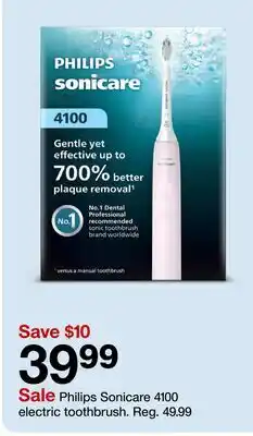 Target Philips Sonicare 4100 electric toothbrush offer