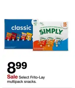 Target Select Frito-Lay multipack snacks offer