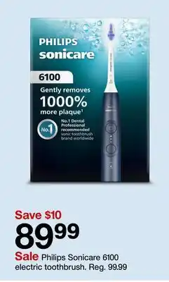 Target Philips Sonicare 6100 electric toothbrush offer