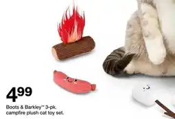 Target Boots & Barkley 3-pk. campfire plush cat toy set offer