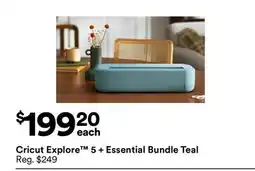 Michaels Cricut Explore 5 + Essential Bundle Teal offer