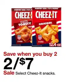 Target Select Cheez-It snacks offer