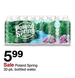 Target Poland Spring 32-pk. bottled water offer