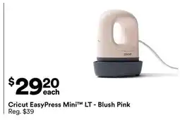 Michaels Cricut EasyPress Mini LT - Blush Pink offer