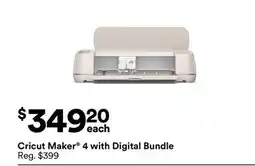 Michaels Cricut Maker 4 with Digital Bundle offer