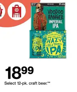Target Select 12-pk. craft beer offer