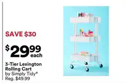 Michaels 3-Tier Lexington Rolling Cart offer