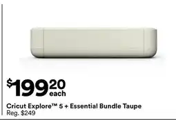 Michaels Cricut Explore 5 + Essential Bundle Taupe offer