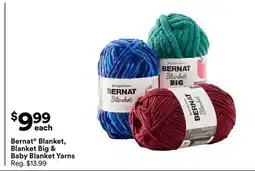 Michaels Bernat Blanket, Blanket Big & Baby Blanket Yarns offer
