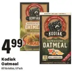 Big Y Kodiak Oatmeal offer
