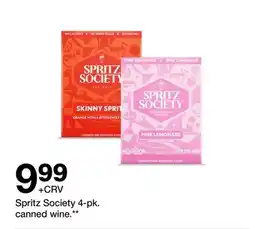 Target Spritz Society 4-pk. canned wine offer