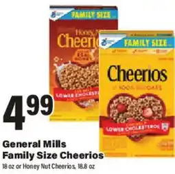 Big Y General Mills Family Size Cheerios offer