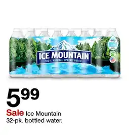 Target Ice Mountain 32-pk. bottled water offer
