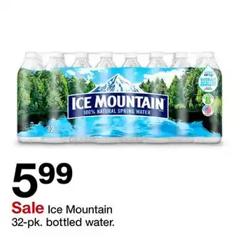 Target Ice Mountain 32-pk. bottled water offer