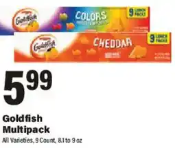 Big Y Goldfish Multipack offer