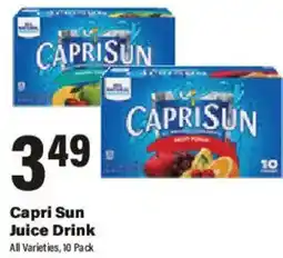 Big Y Capri Sun Juice Drink offer