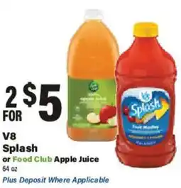 Big Y V8 Splash offer