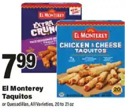 Big Y El Monterey Taquitos offer