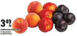 Big Y California Peaches offer