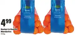 Big Y Basket & Bushel Mandarins offer