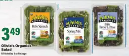 Big Y Olivia's Organics Salad offer