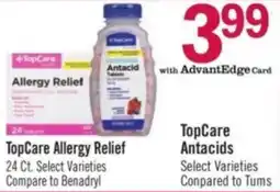 Price Chopper TopCare Allergy Relief offer